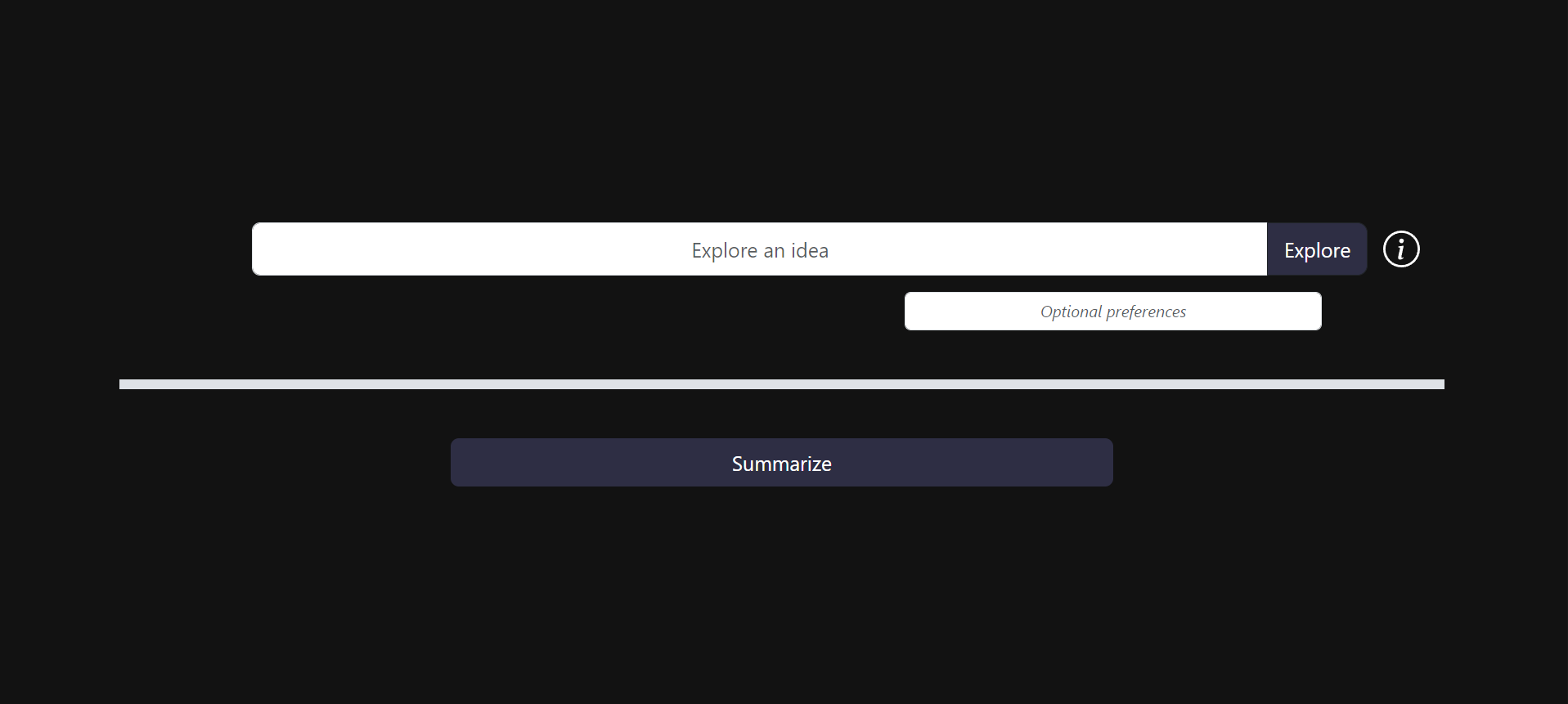 ExploreLLM Concept Web App